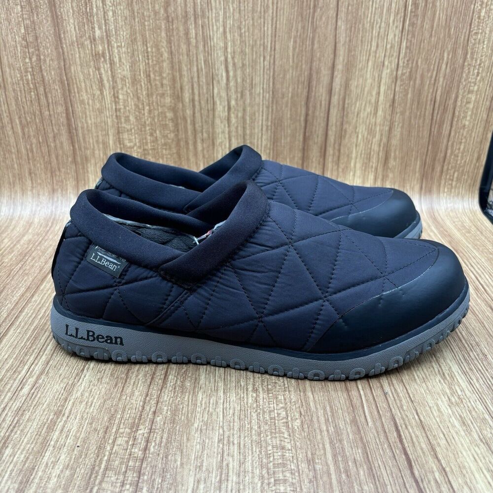 LL Bean Ultralite Primaloft Slip‎ On Shoes Waterproof Men's 9 M Black #511763